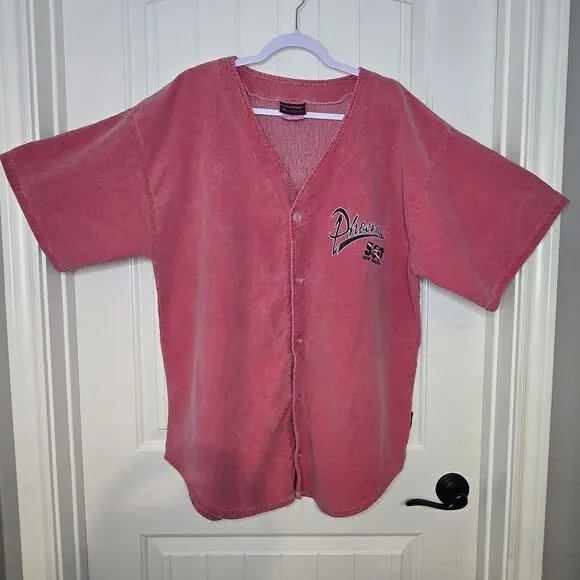 Vtg 90s Phoenix 500 Air Race Jersey XL Cottontops Mesh Cotton Lined Baseball
